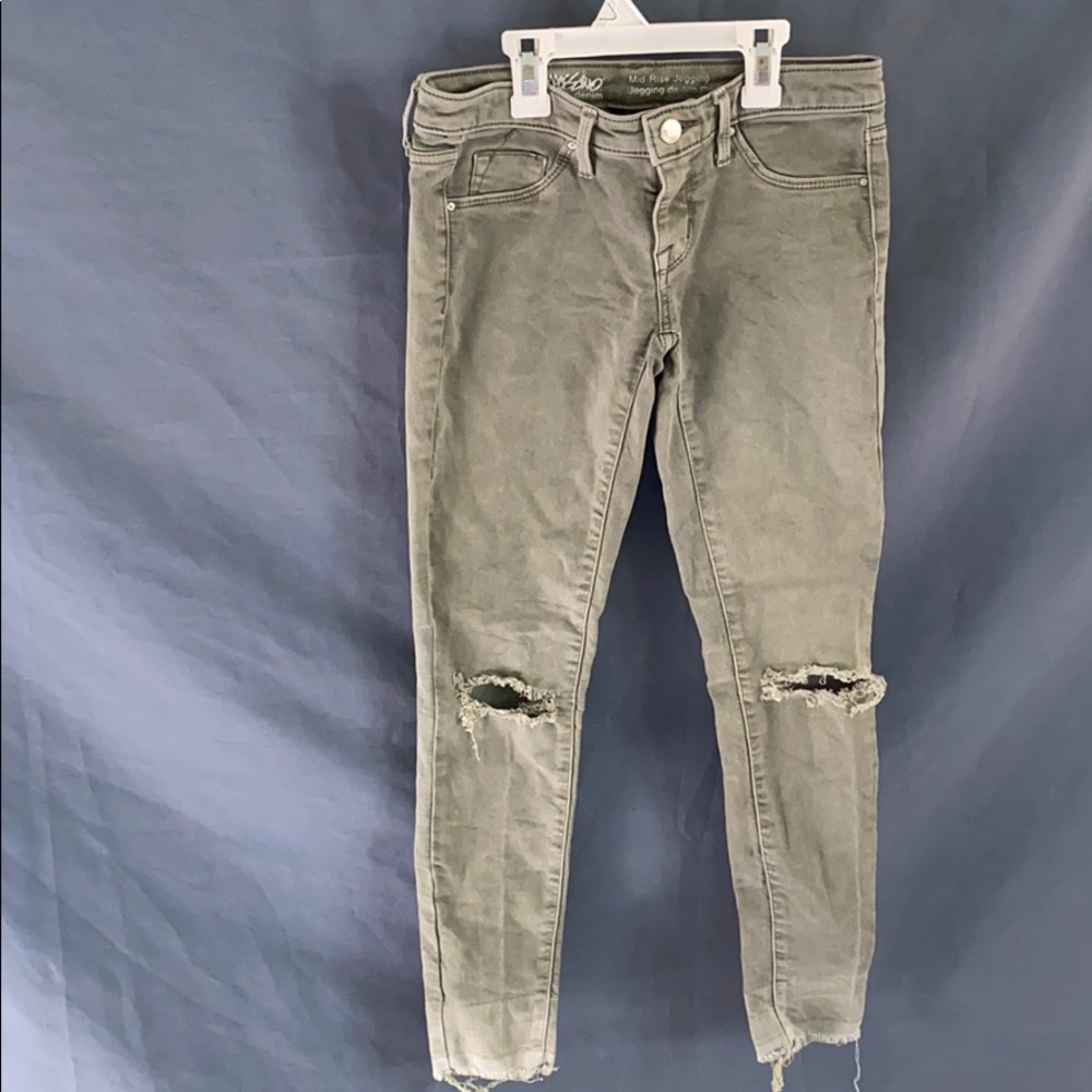 Mid-rise jeggings
